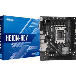 ASROCK H610M-HDV INTEL 1700 12TH GEN DDR4 H610MHDV