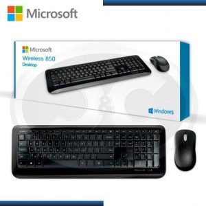 Teclado y Mouse Microsoft 850 Inalámbrico USB Negro PY9-00004