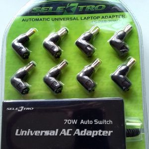 ¡Oferta! CARGADOR UNIVERSAL LAPTOP 70W 4.2V A 24 V 8 PIEZAS LS-PAB70AA